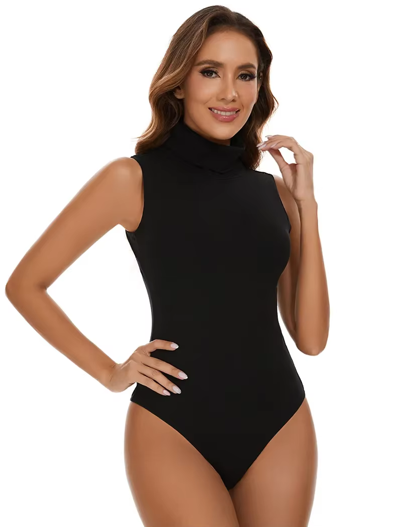 Høyhalset ermeløs body - Bilde 3