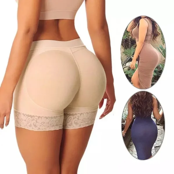 Shapewear-shorts med rumpeløft