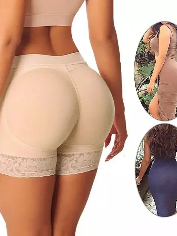 Shapewear-shorts med rumpeløft