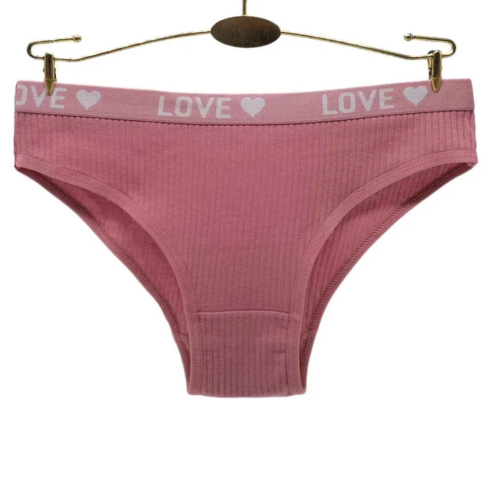 6-pk LOVE Bomullstruser - Bilde 6