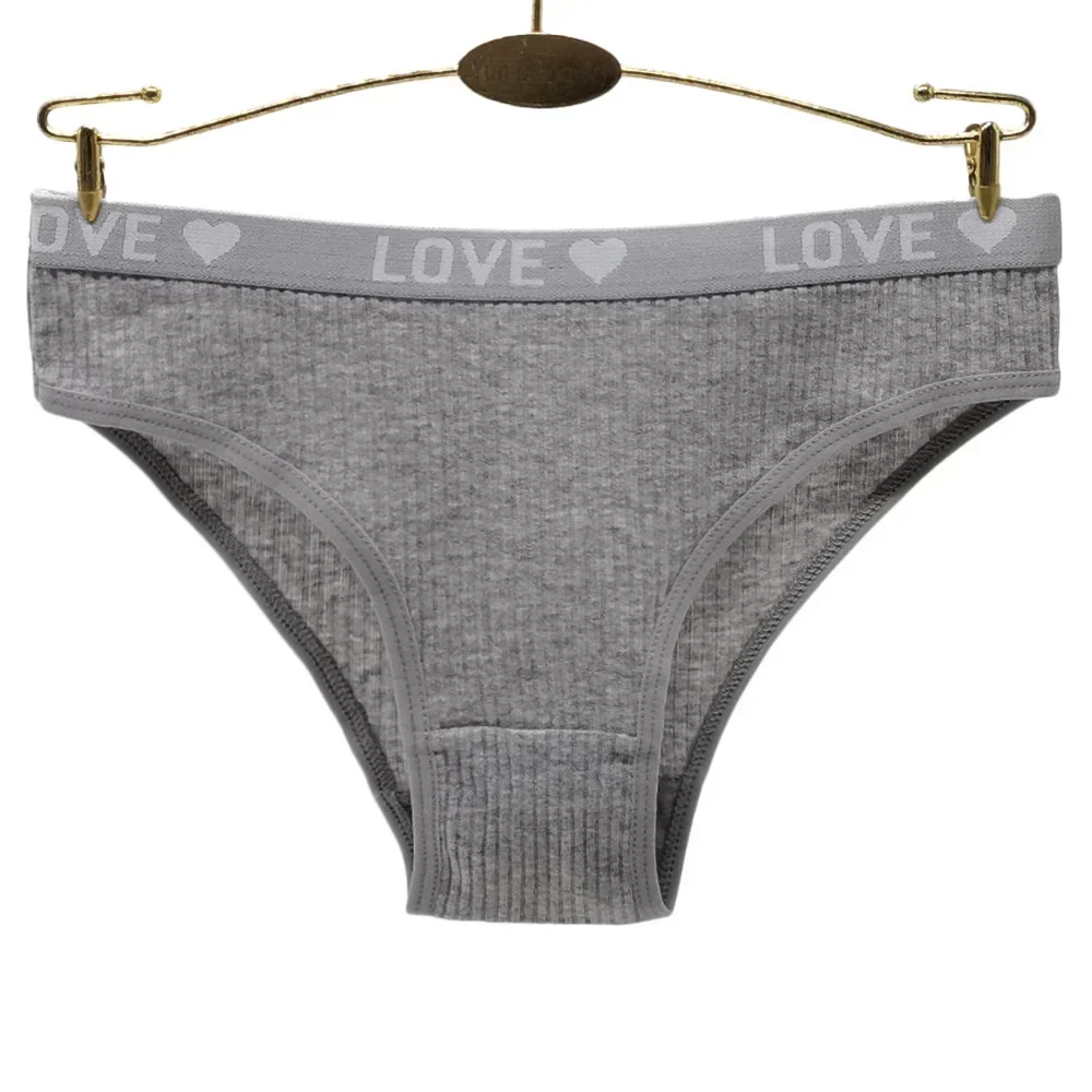 6-pk LOVE Bomullstruser - Bilde 5