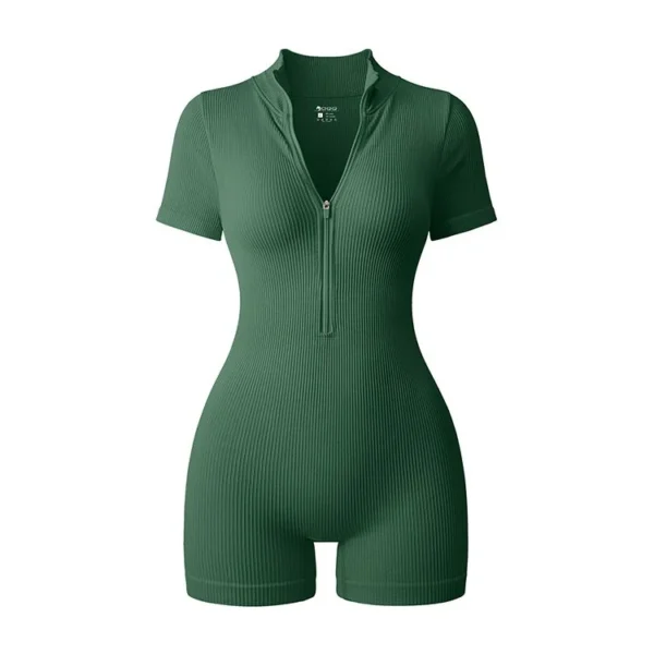 Ribbestrikket bodyjumpsuit