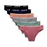 6-pk LOVE Bomullstruser