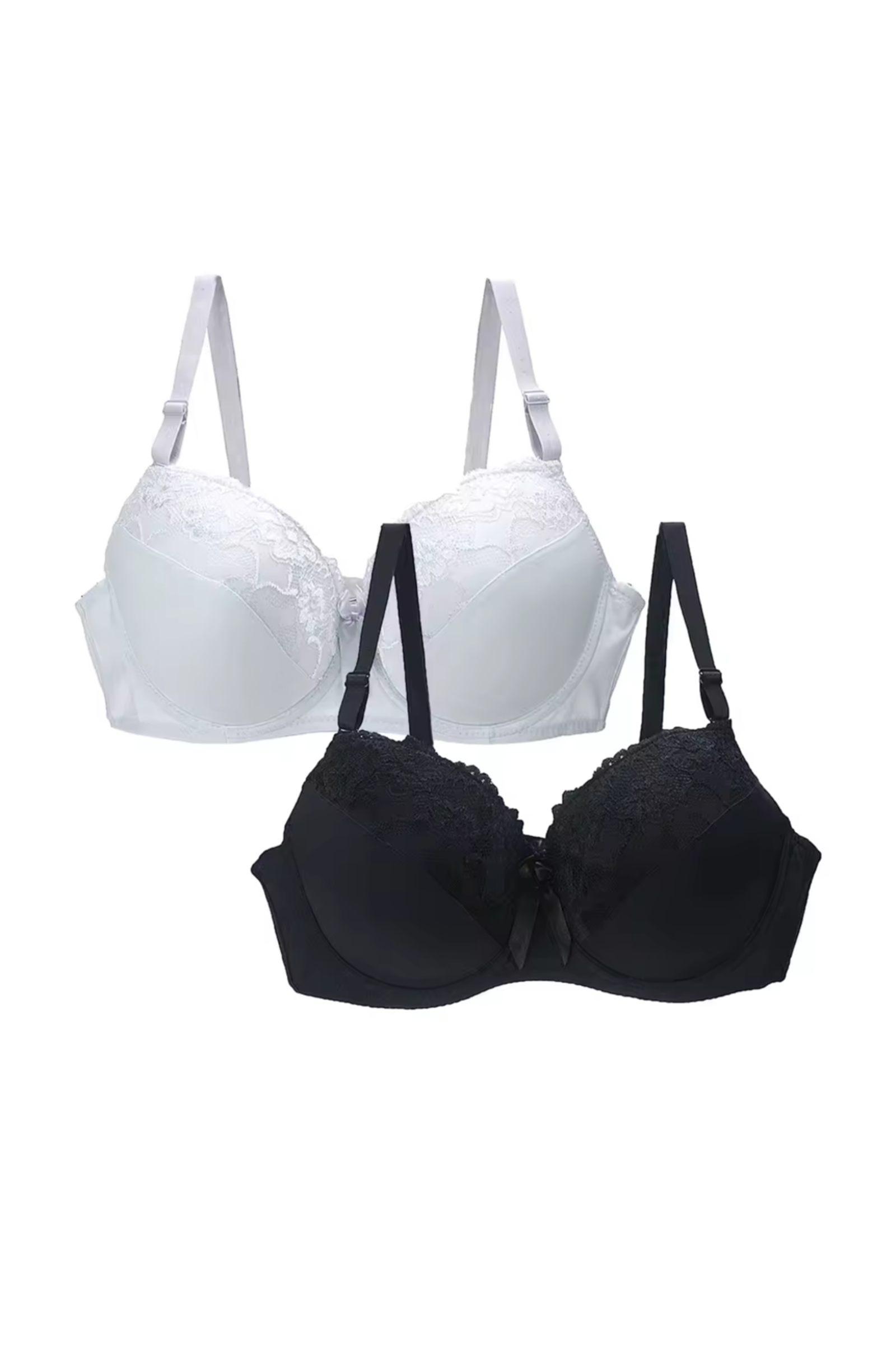 Lingeri med blonde – 2-pakning